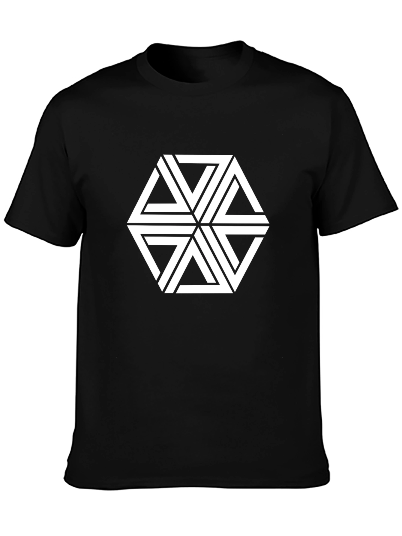 Geometric Illusion Graphic Tee