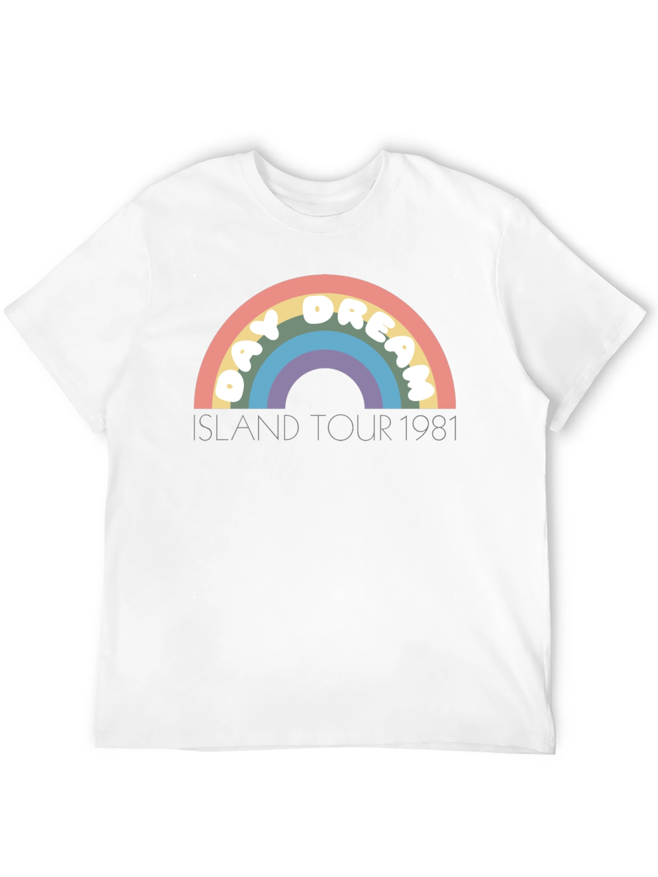 Day Dream Island Tour 1981 Black T-Shirt