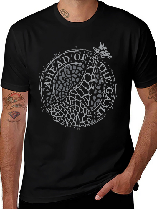 Ahead of the Game Giraffe Graphic T-Shirt