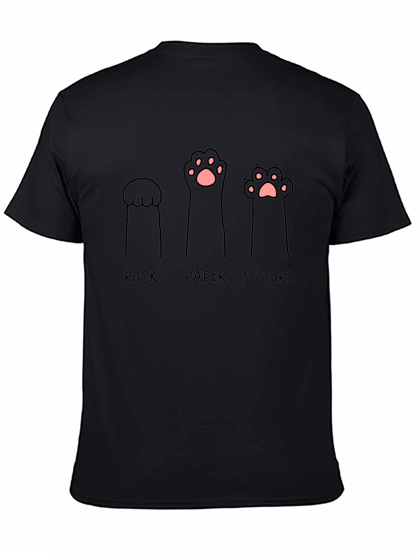 Rock Paper Scissors Cat Paw T-Shirt