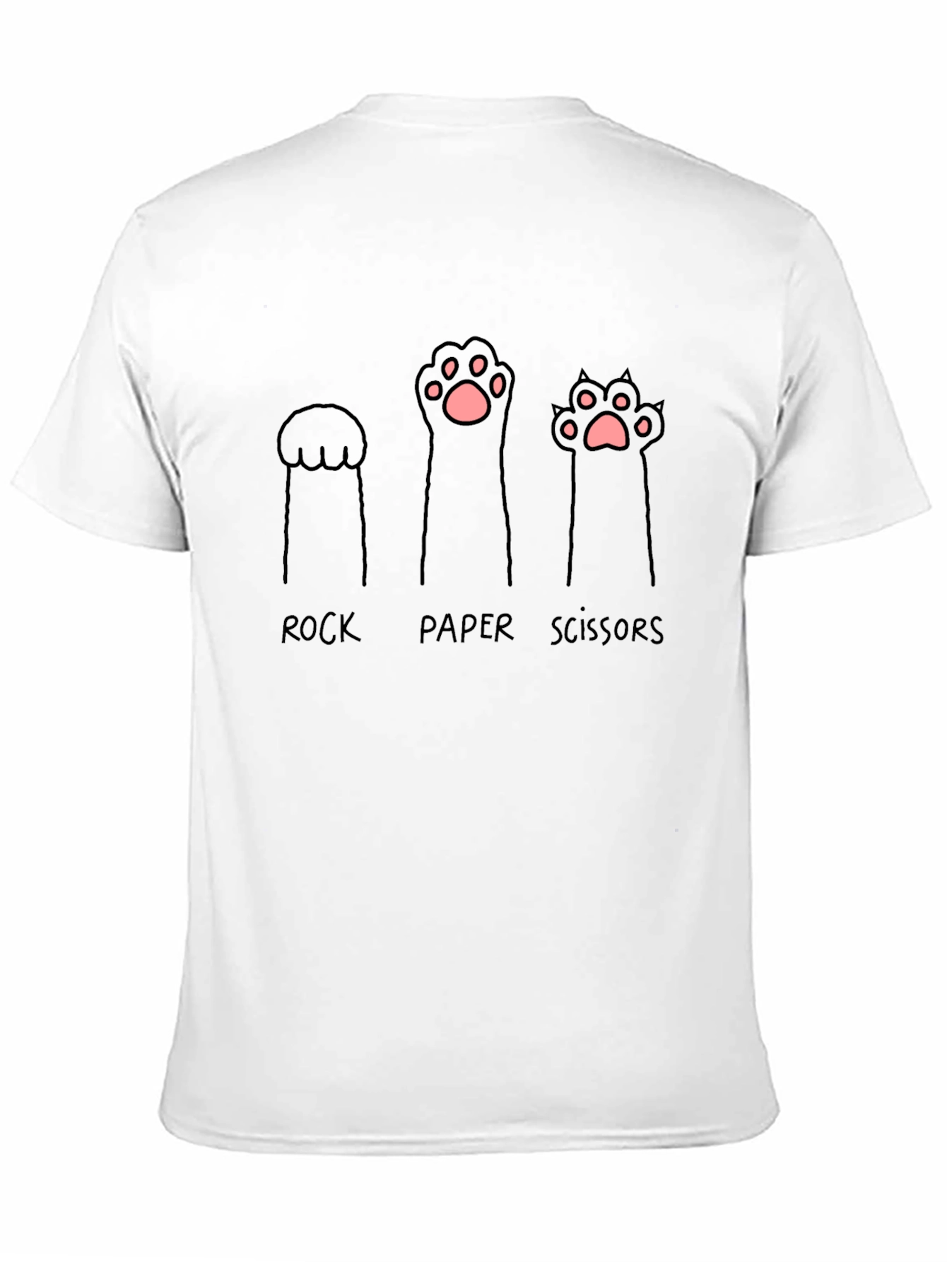 Rock Paper Scissors Cat Paw T-Shirt