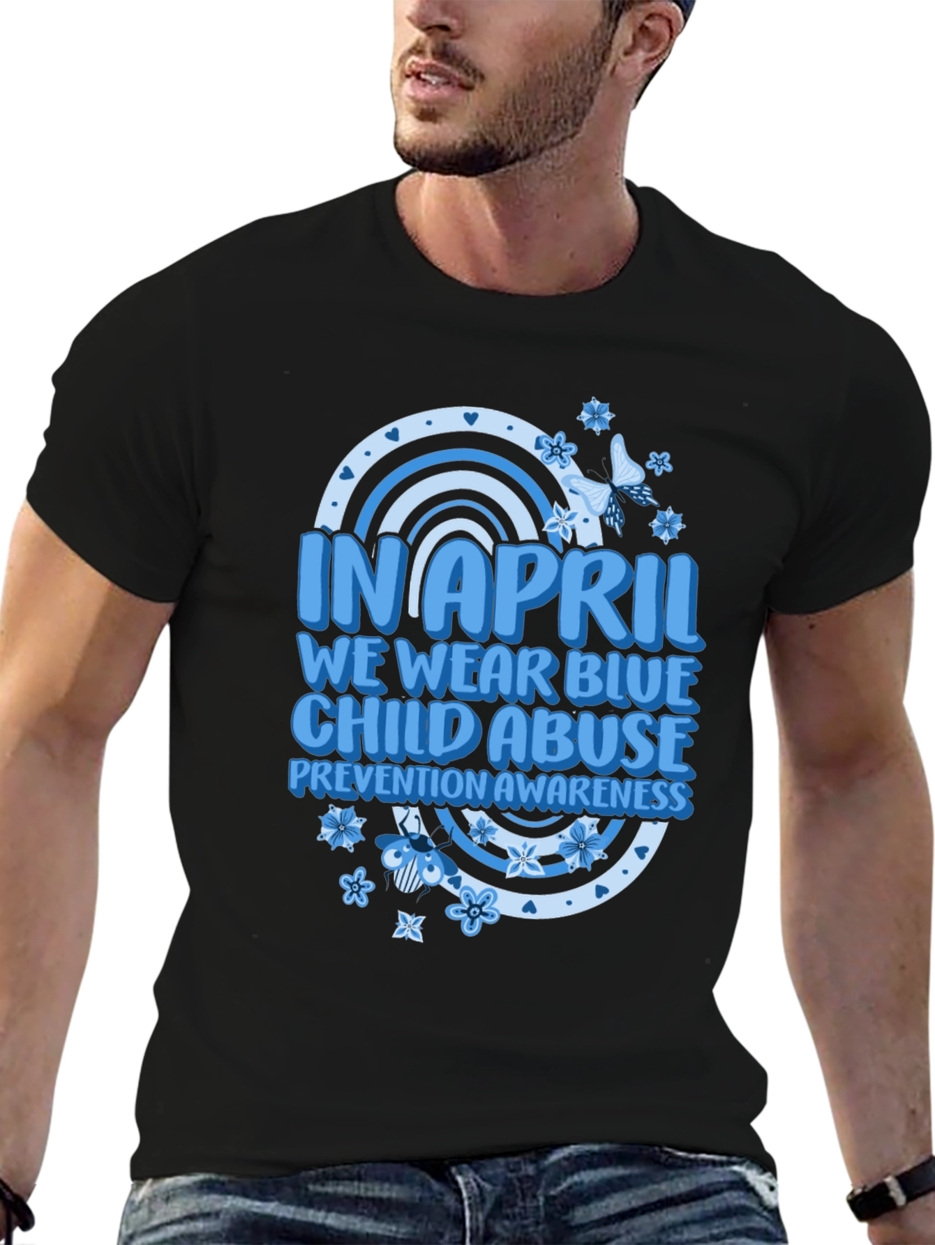 Blue Child Abuse Awareness T-Shirt