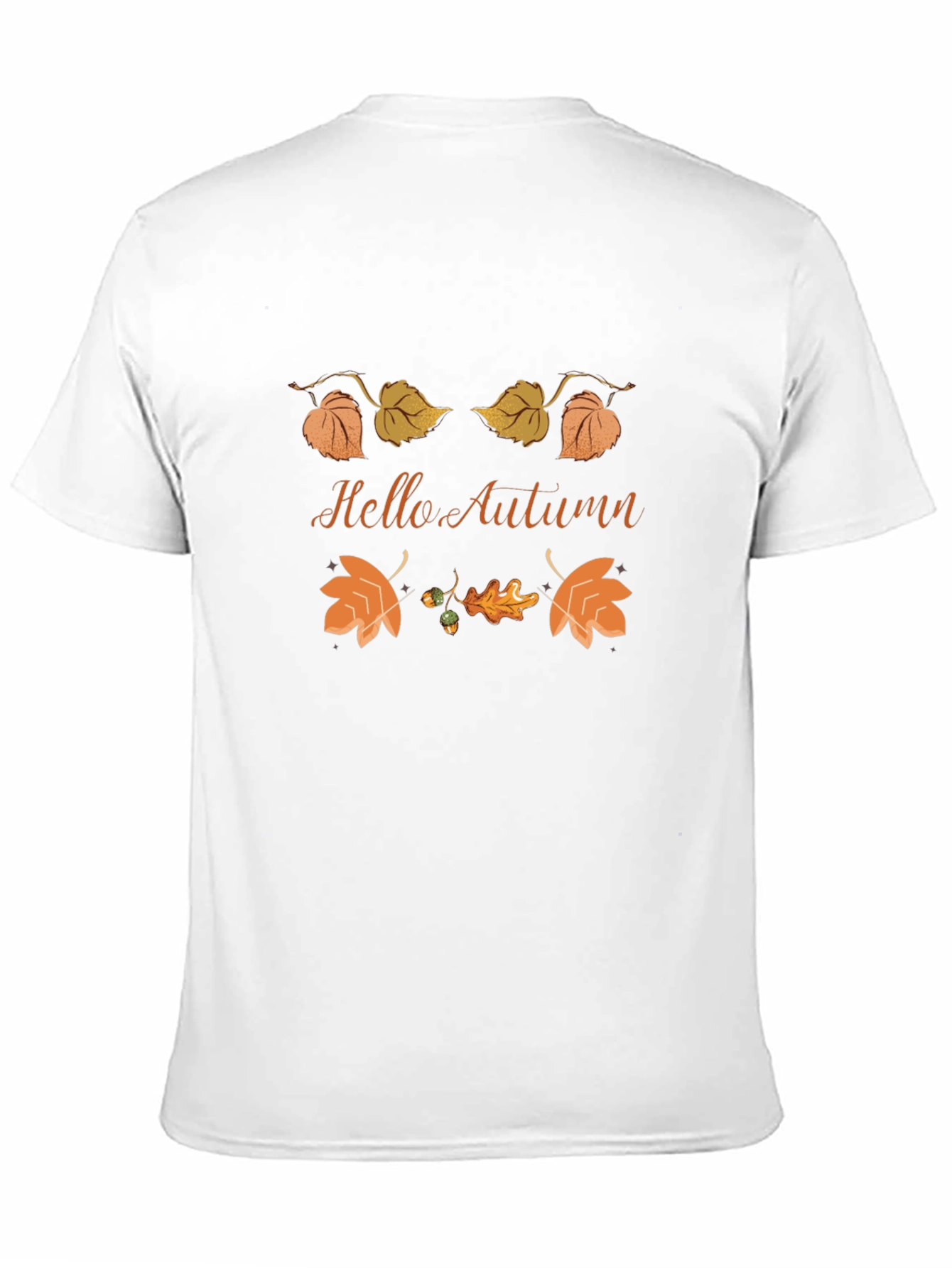 Hello Autumn Graphic Tee - Fall Season T-Shirt