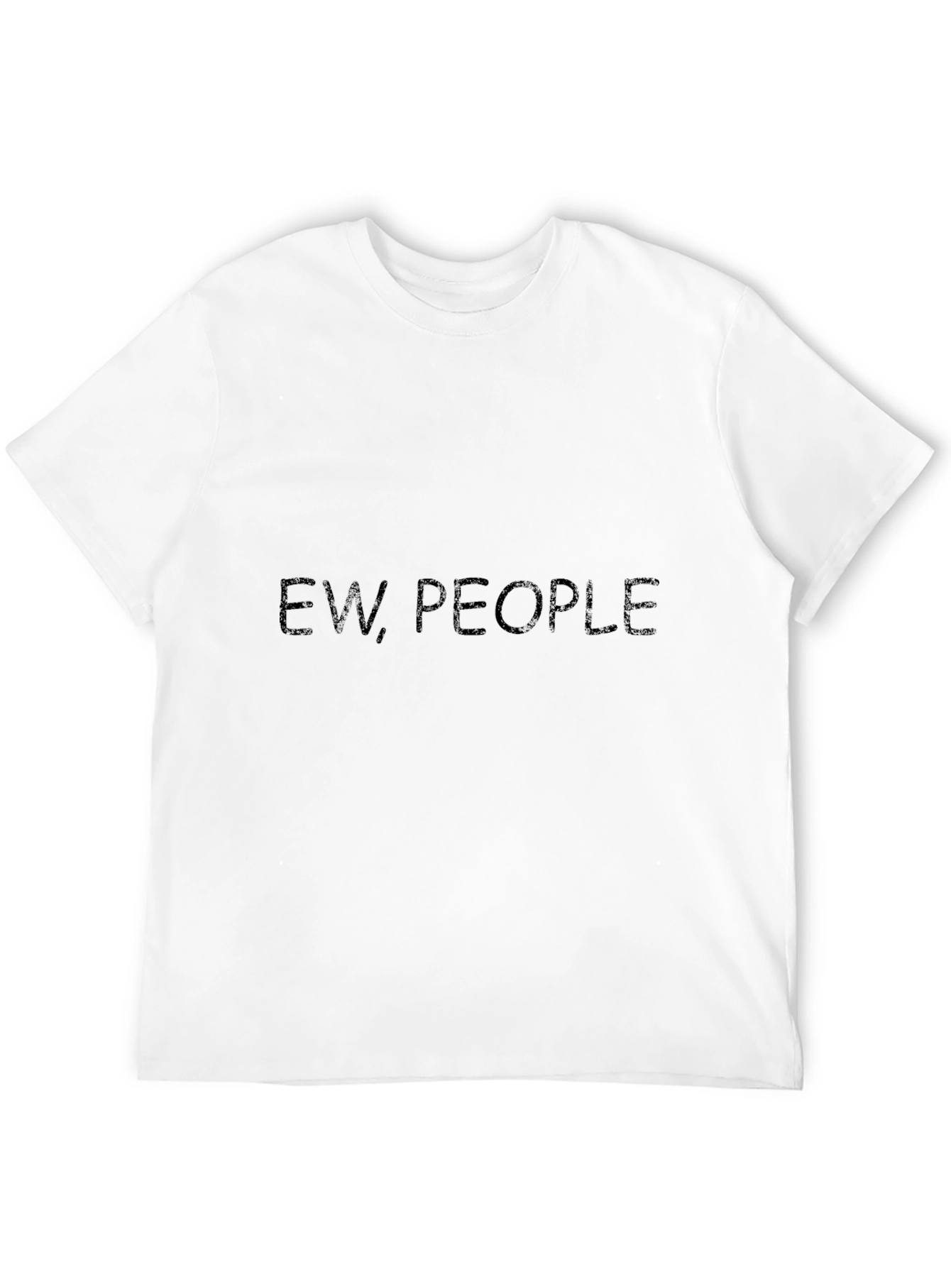 Ew People Black Graphic Tee Shirt