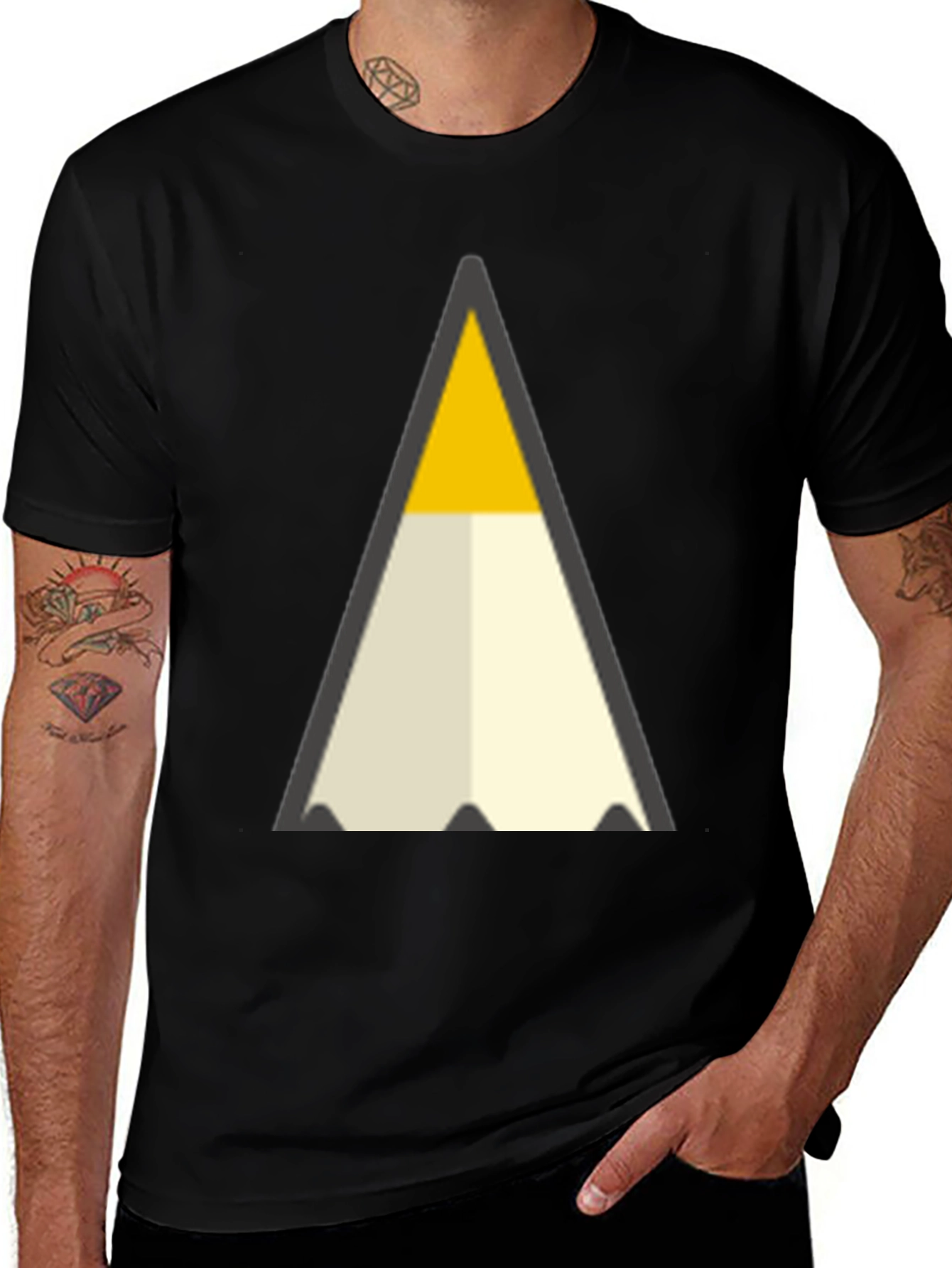 Geometric Candy Corn T-Shirt