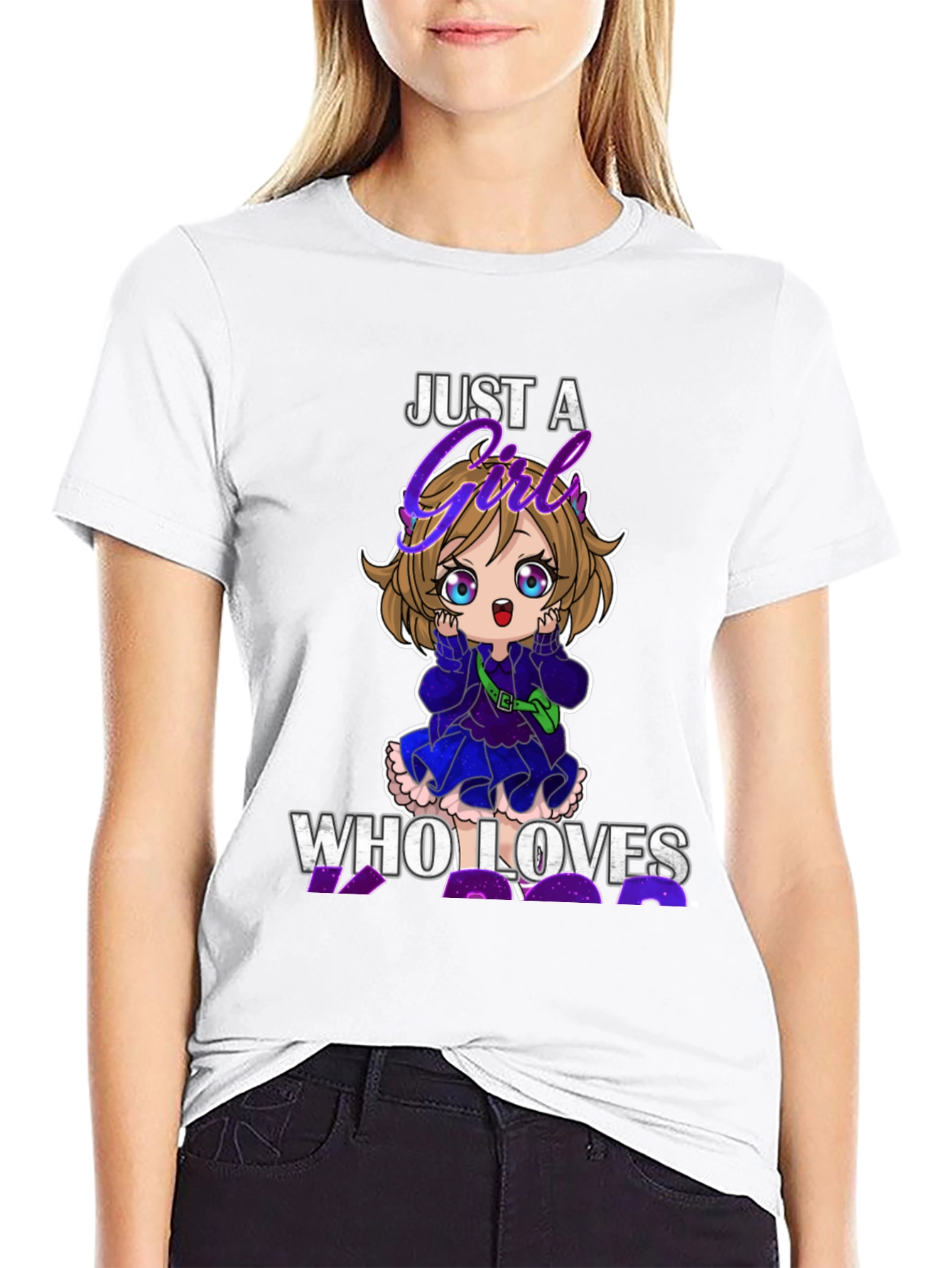 Just A Girl Who Loves Anime T-Shirt