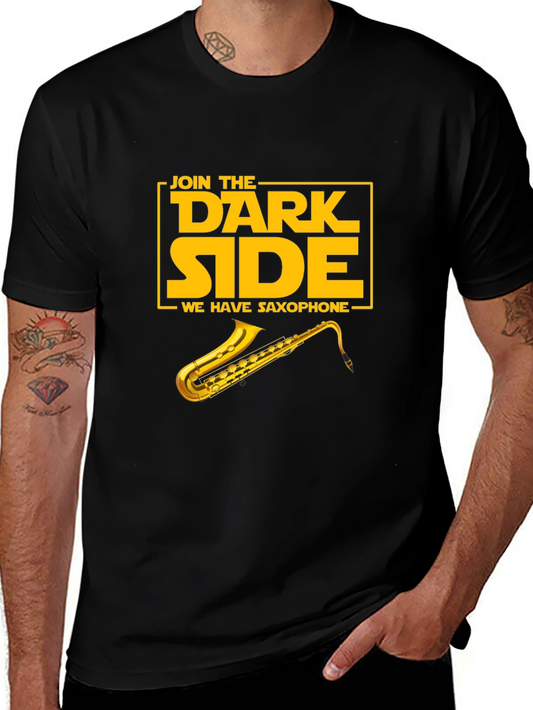 Join the Dark Side Saxophone Graphic T-Shirt