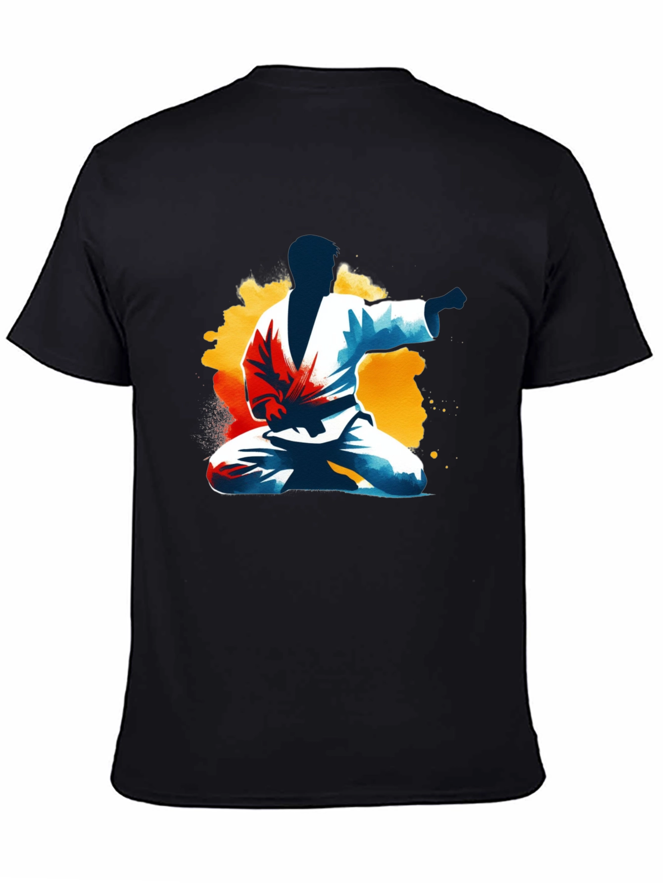 Karate Graphic Print T-Shirt