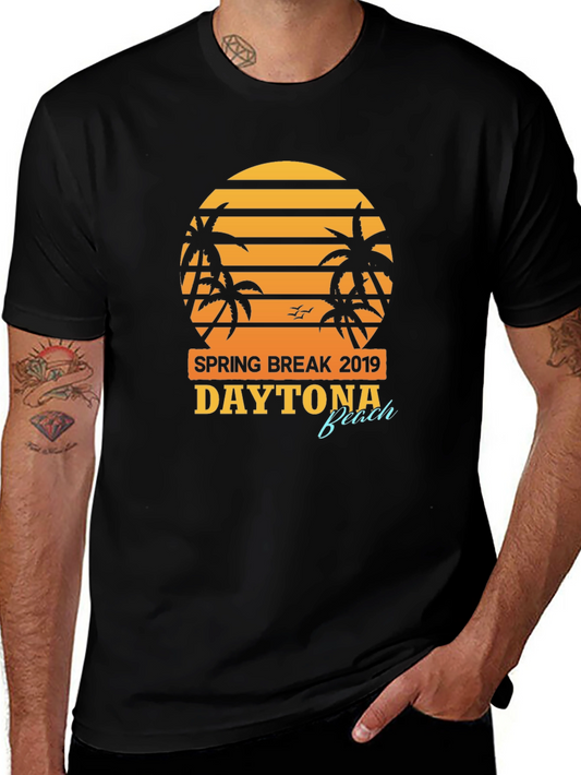 Spring Break 2019 Daytona Beach Black T-Shirt