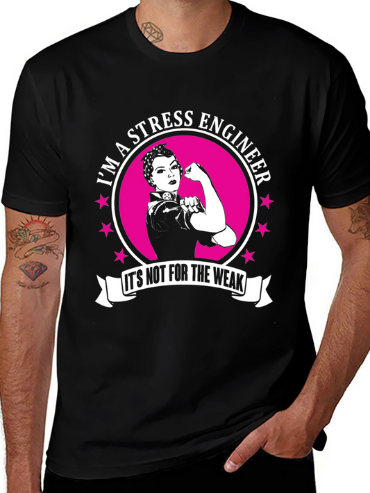 Stress Engineer T-Shirt - Strong Woman Design