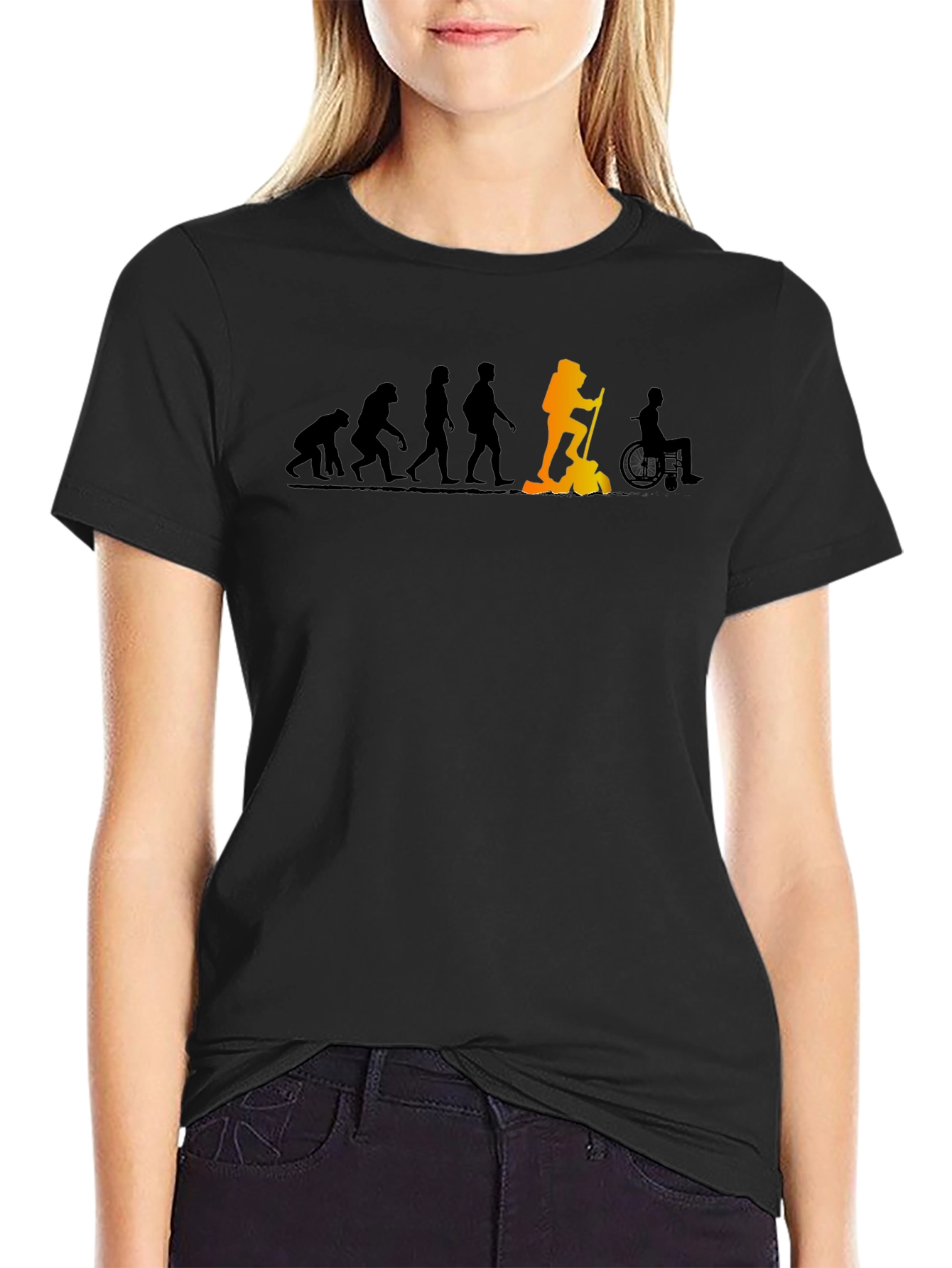 Evolution T-Shirt: Hiking & Disability Awareness