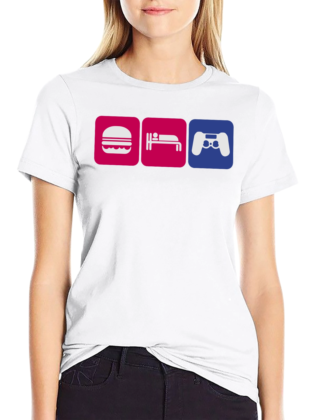 Eat Sleep Game T-Shirt - Gamer Lifestyle Tee