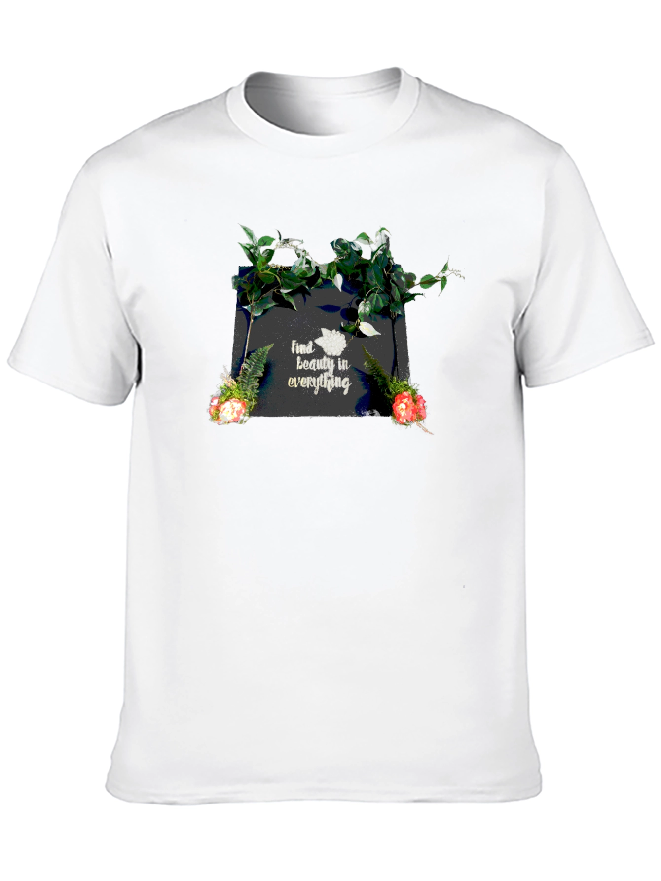 Floral Graphic Tee: Find Beauty in Everything