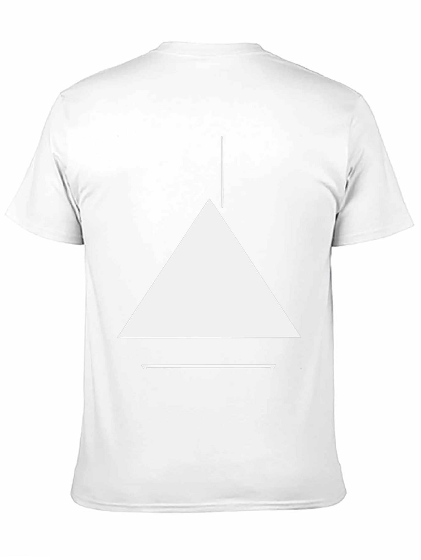 Minimalist Geometric Black T-Shirt