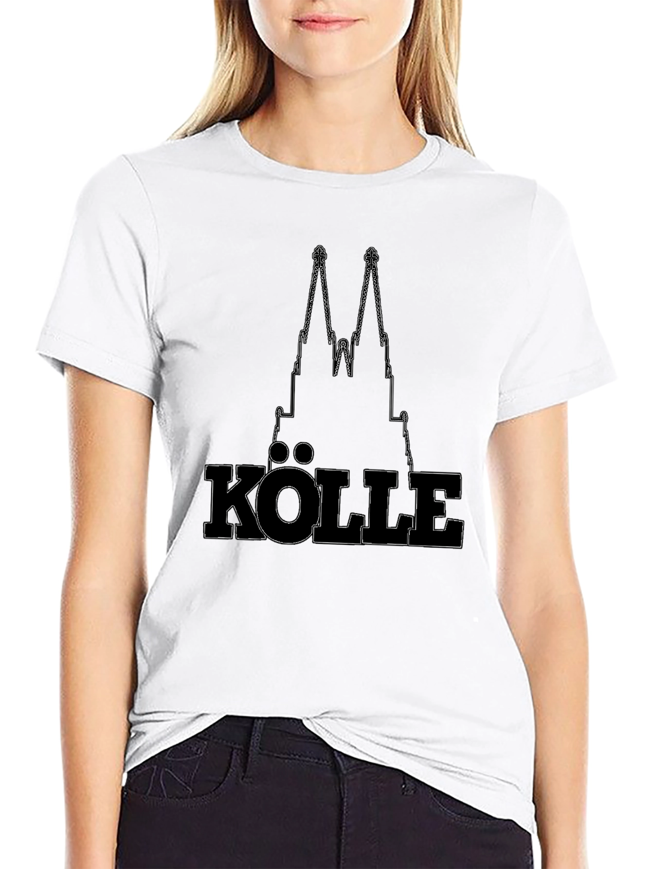 Köln Cathedral T-Shirt - Black