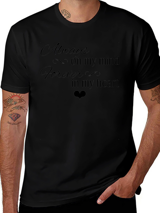 Always on My Mind T-Shirt - Black