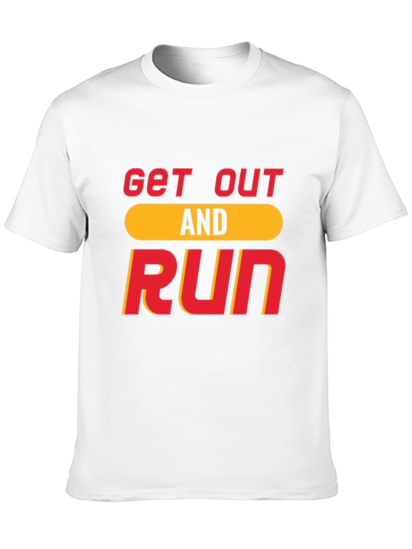 Get Out And Run T-Shirt Black