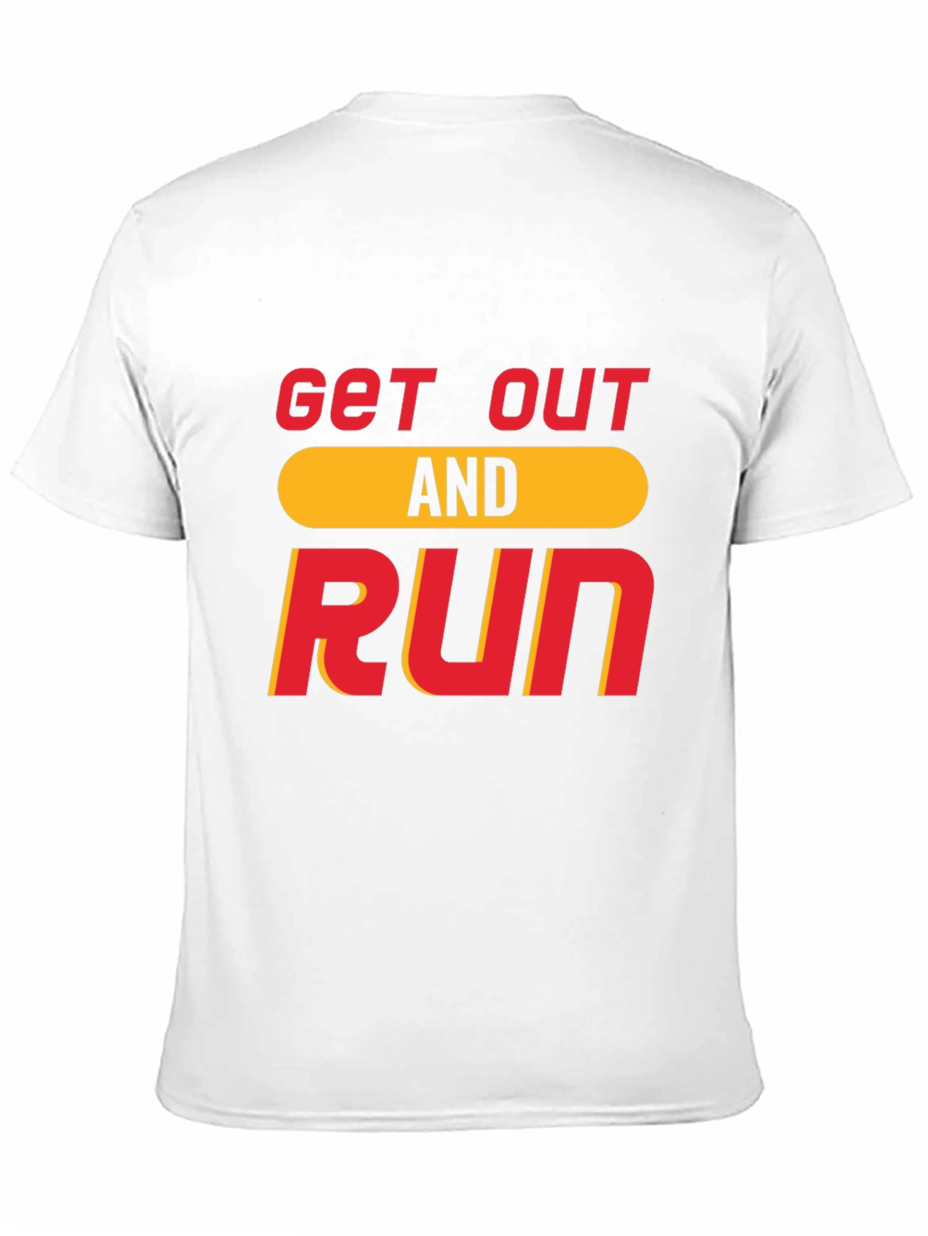 Get Out And Run T-Shirt Black