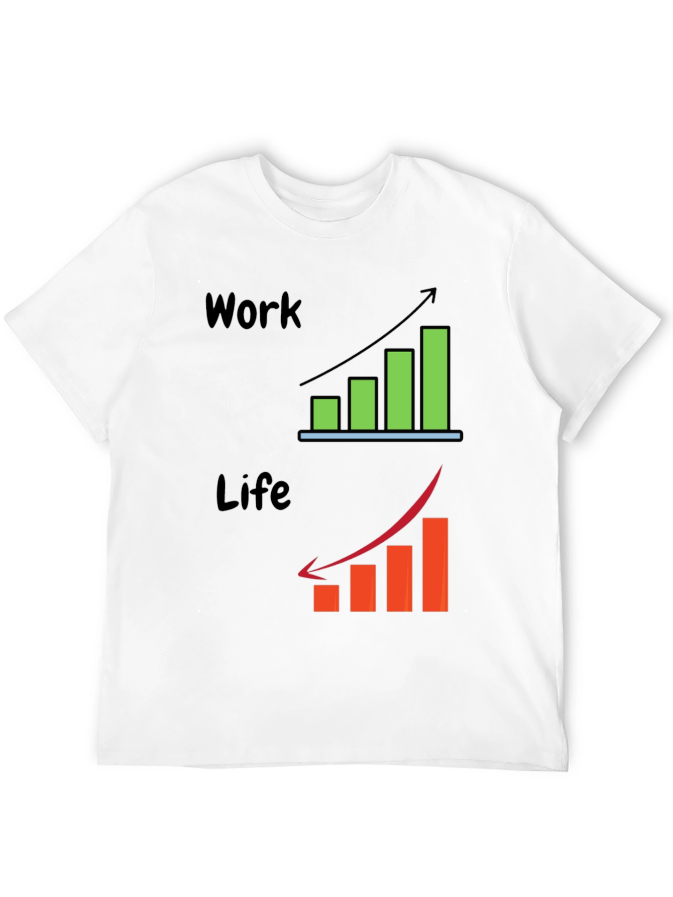 Work Life Balance Graphic T-Shirt