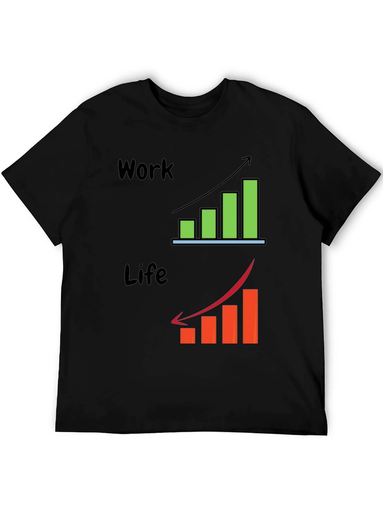 Work Life Balance Graphic T-Shirt