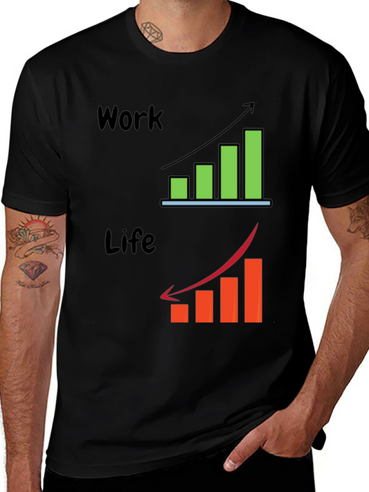 Work Life Balance Graphic T-Shirt