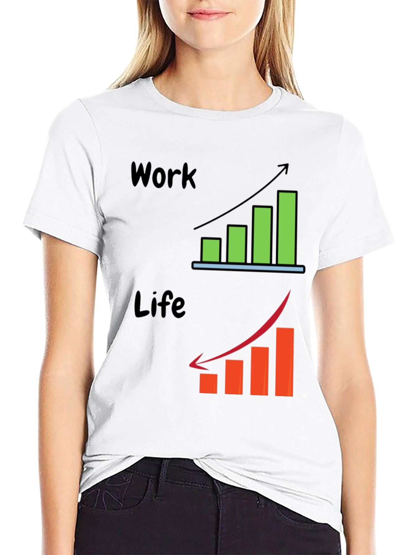 Work Life Balance Graphic T-Shirt
