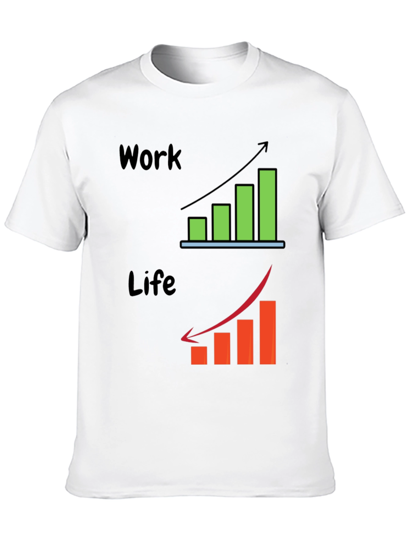 Work Life Balance Graphic T-Shirt