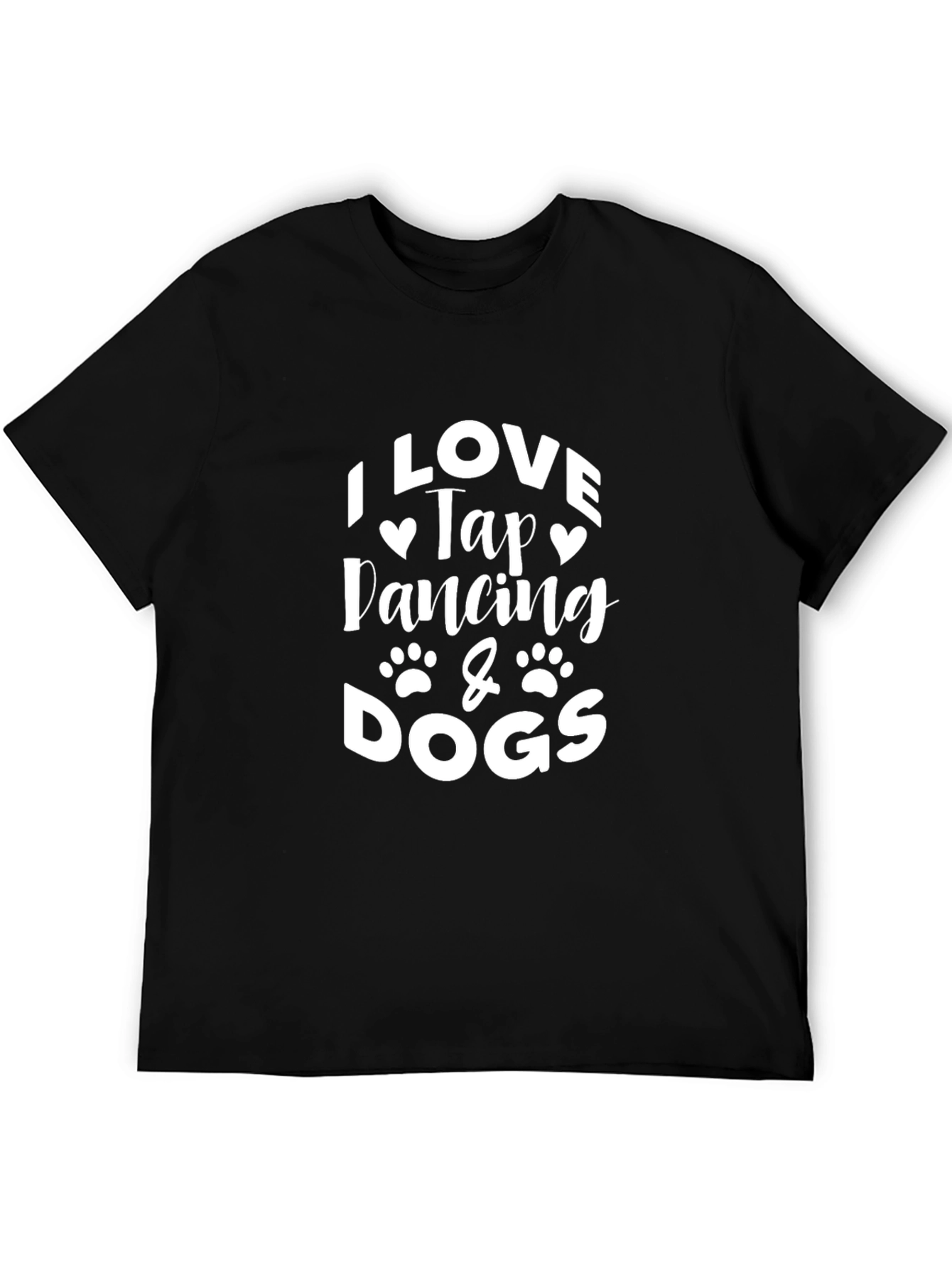 I Love Tap Dancing & Dogs Graphic T-Shirt