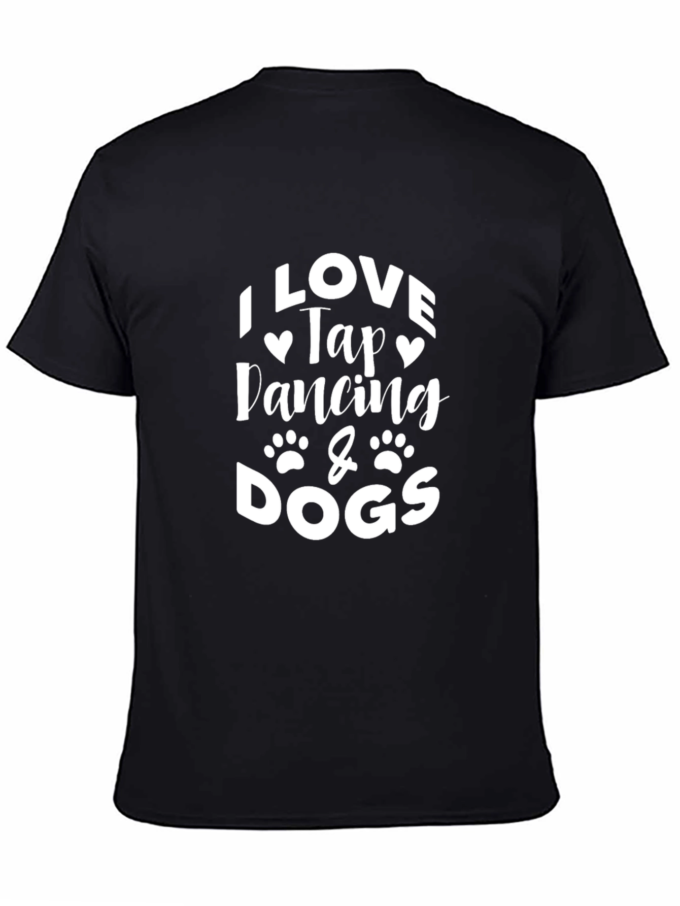 I Love Tap Dancing & Dogs Graphic T-Shirt