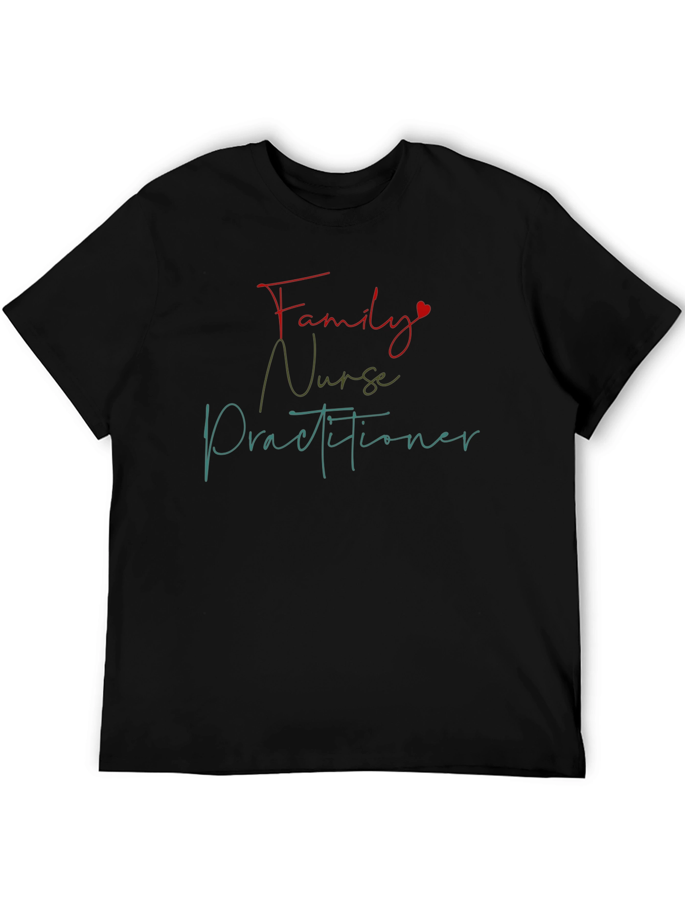 Family Nurse Practitioner T-Shirt - Black