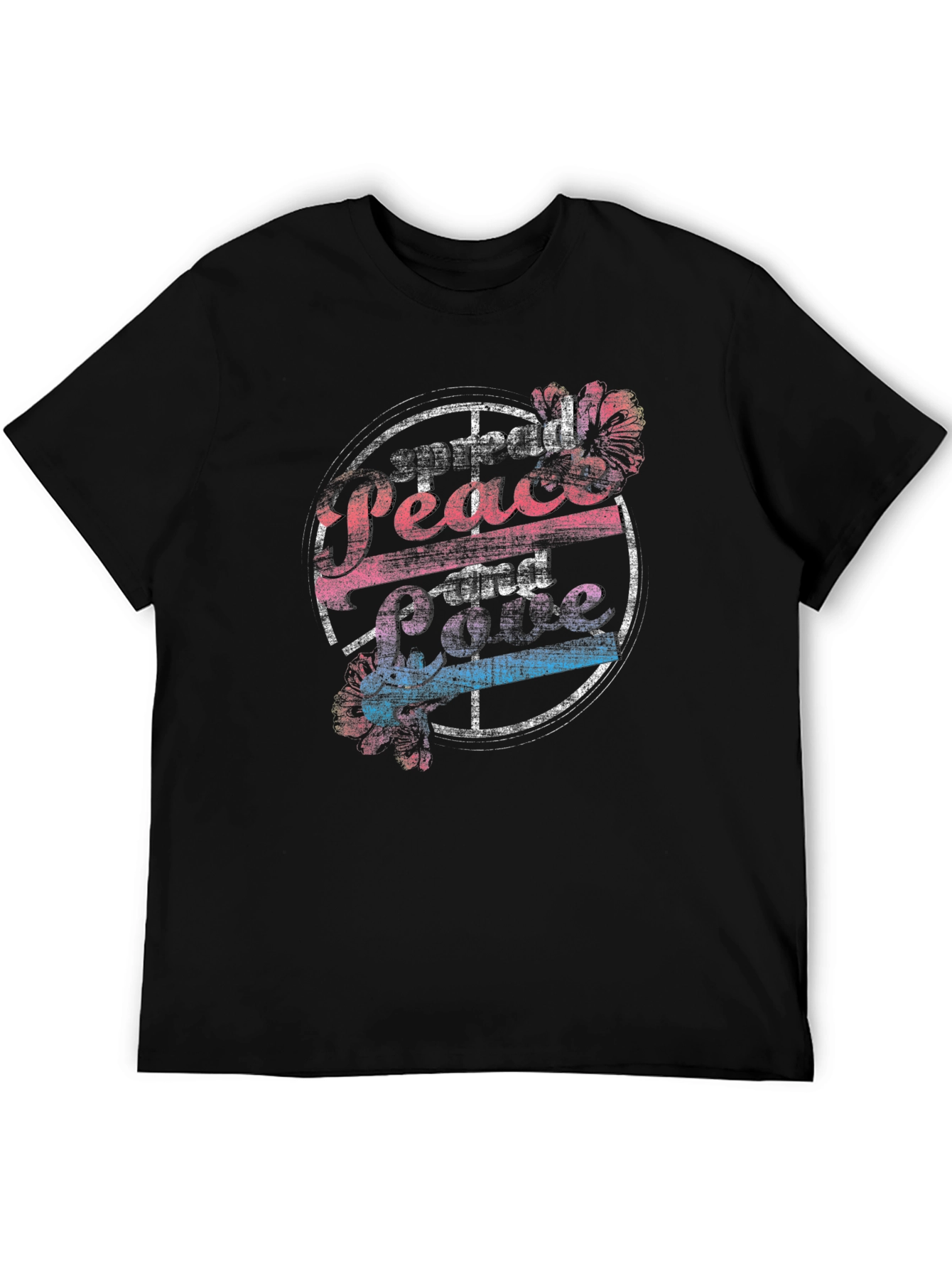 Peace and Love Graphic T-Shirt