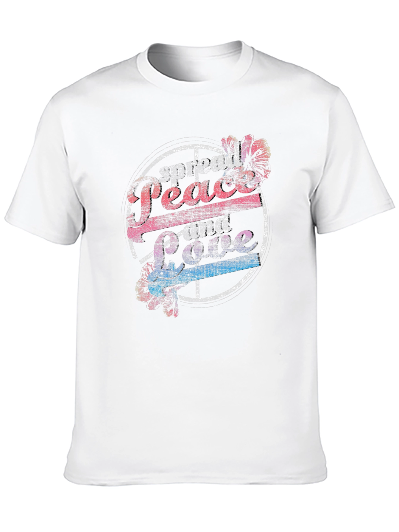 Peace and Love Graphic T-Shirt