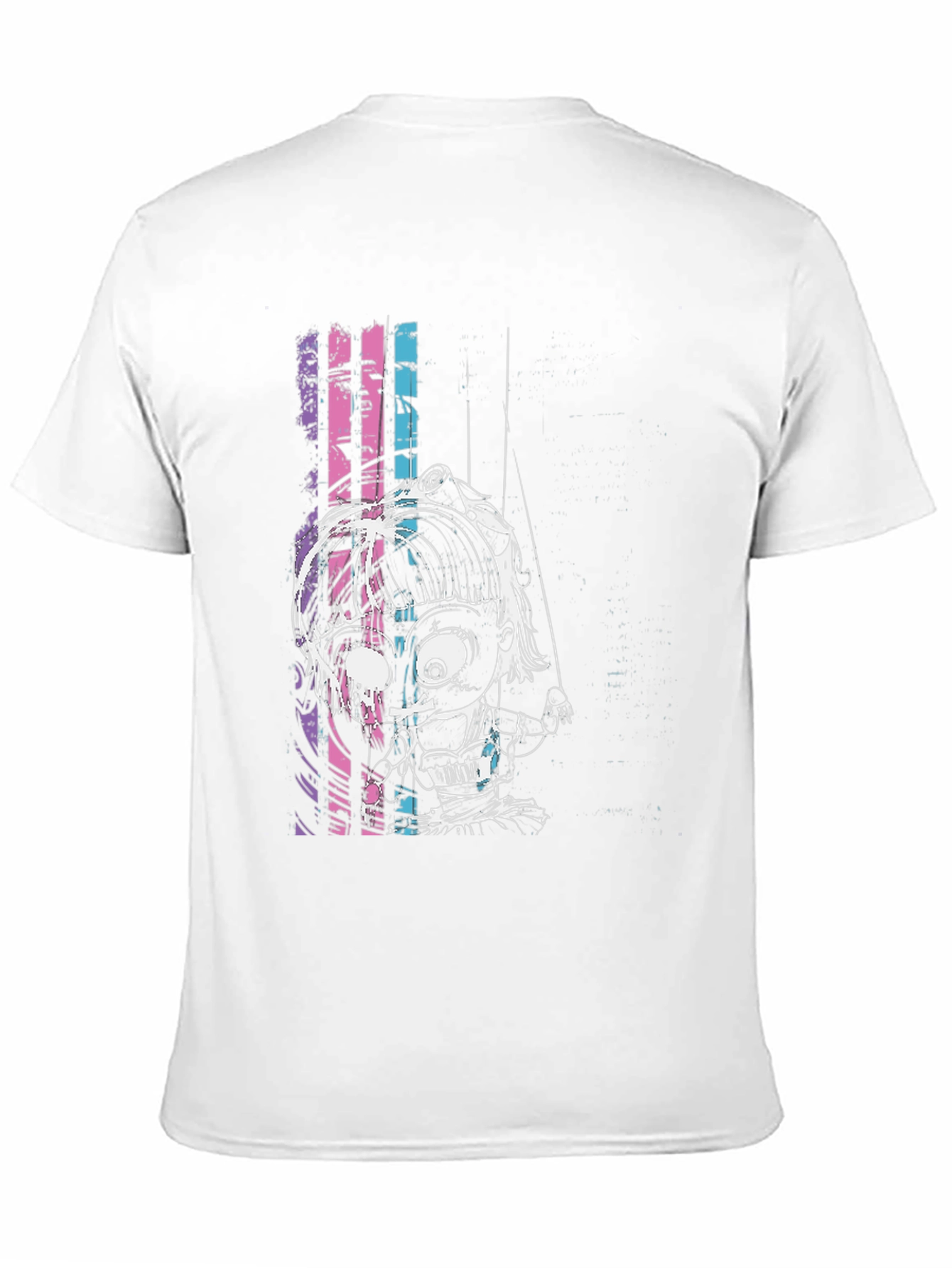 Creepy Puppet Graphic Tee - Unique Design