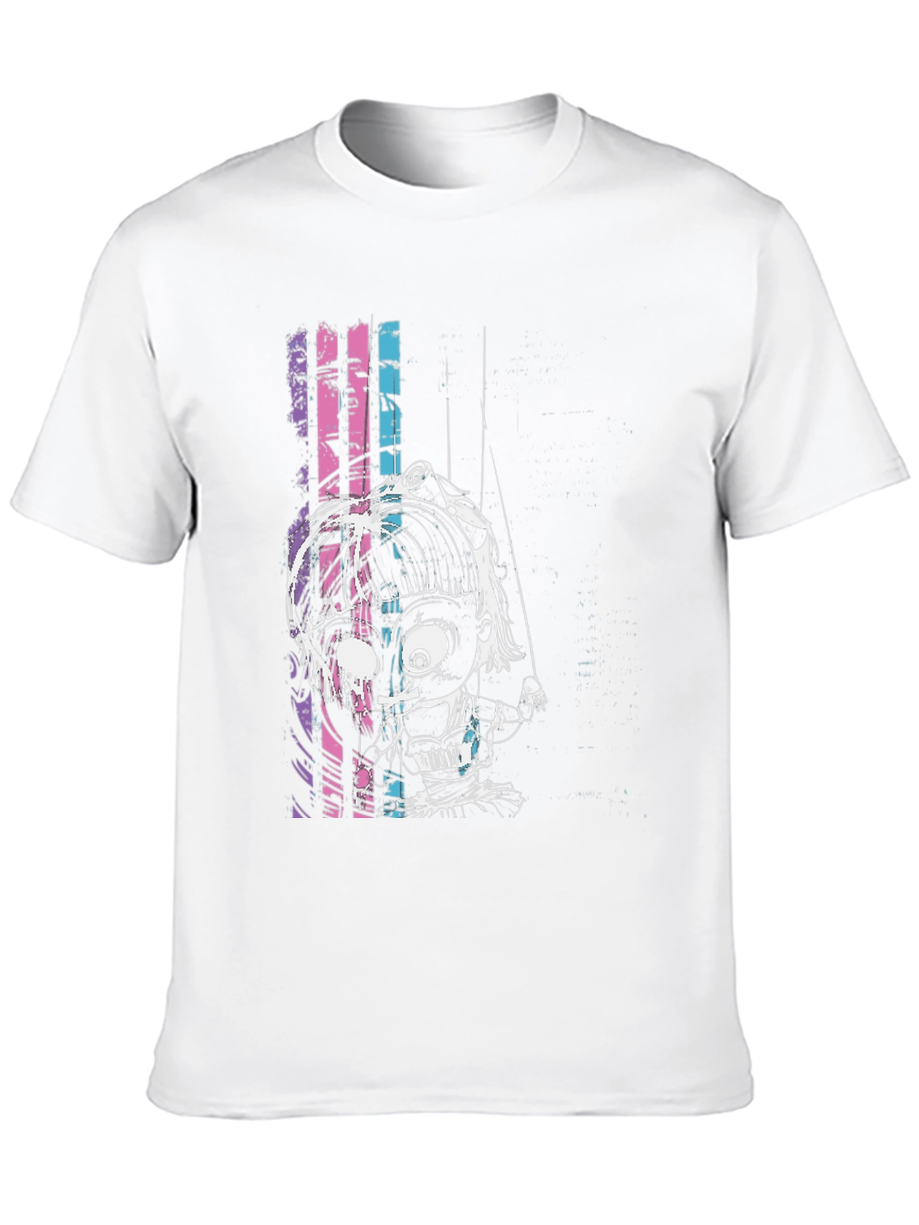 Creepy Puppet Graphic Tee - Unique Design