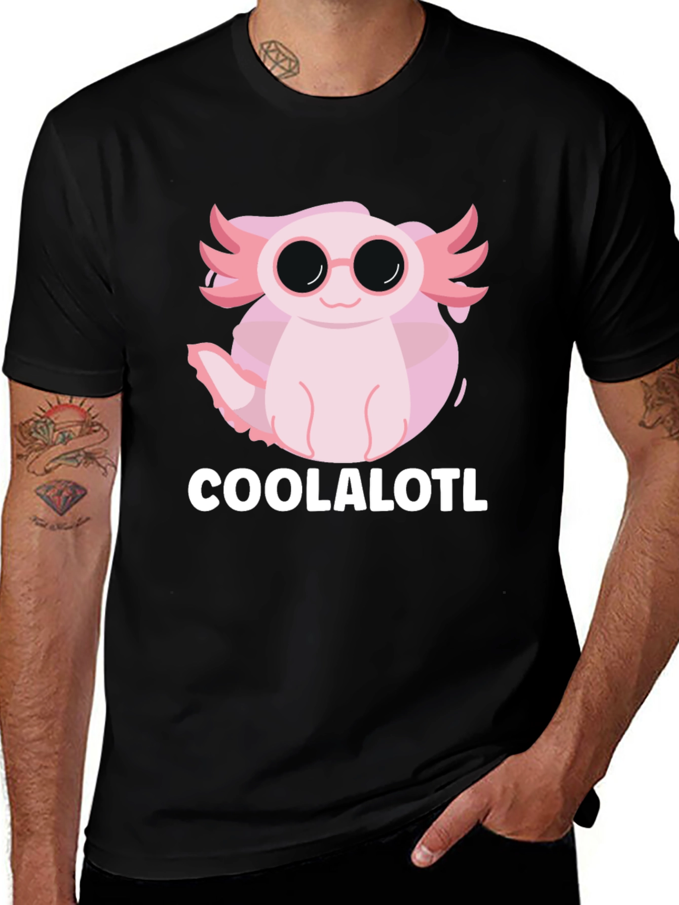 Coolalotl Axolotl T-Shirt - Fun Aquatic Tee