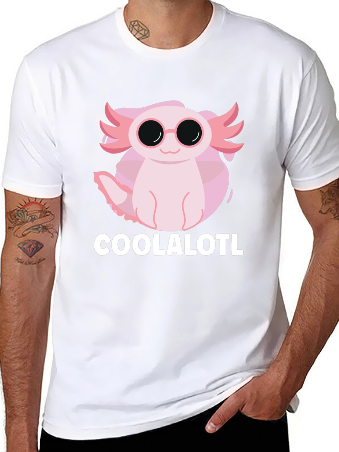 Coolalotl Axolotl T-Shirt - Fun Aquatic Tee