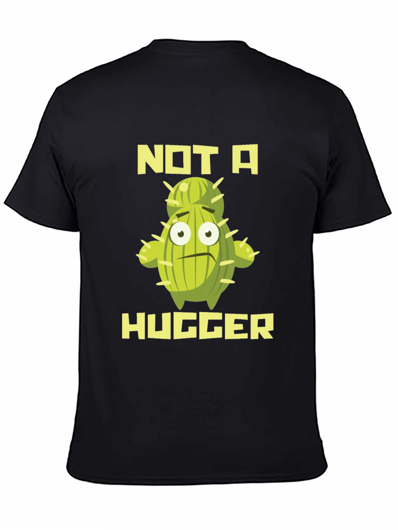 Not A Hugger Cactus Graphic T-Shirt
