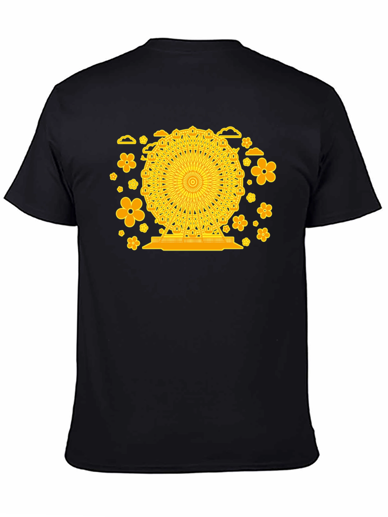 Ferris Wheel Floral Graphic Tee