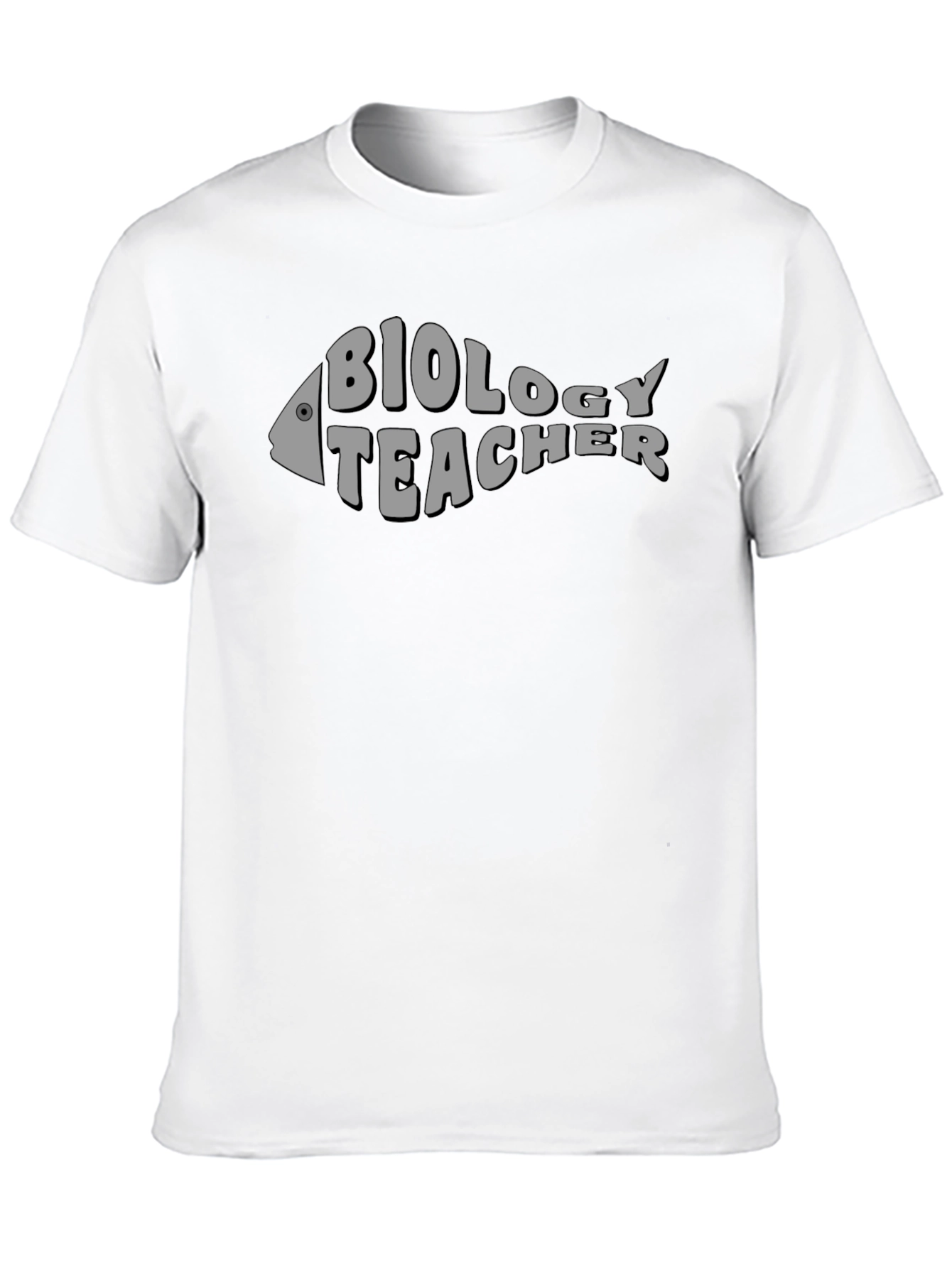 Biology Teacher Fishbone Graphic T-Shirt