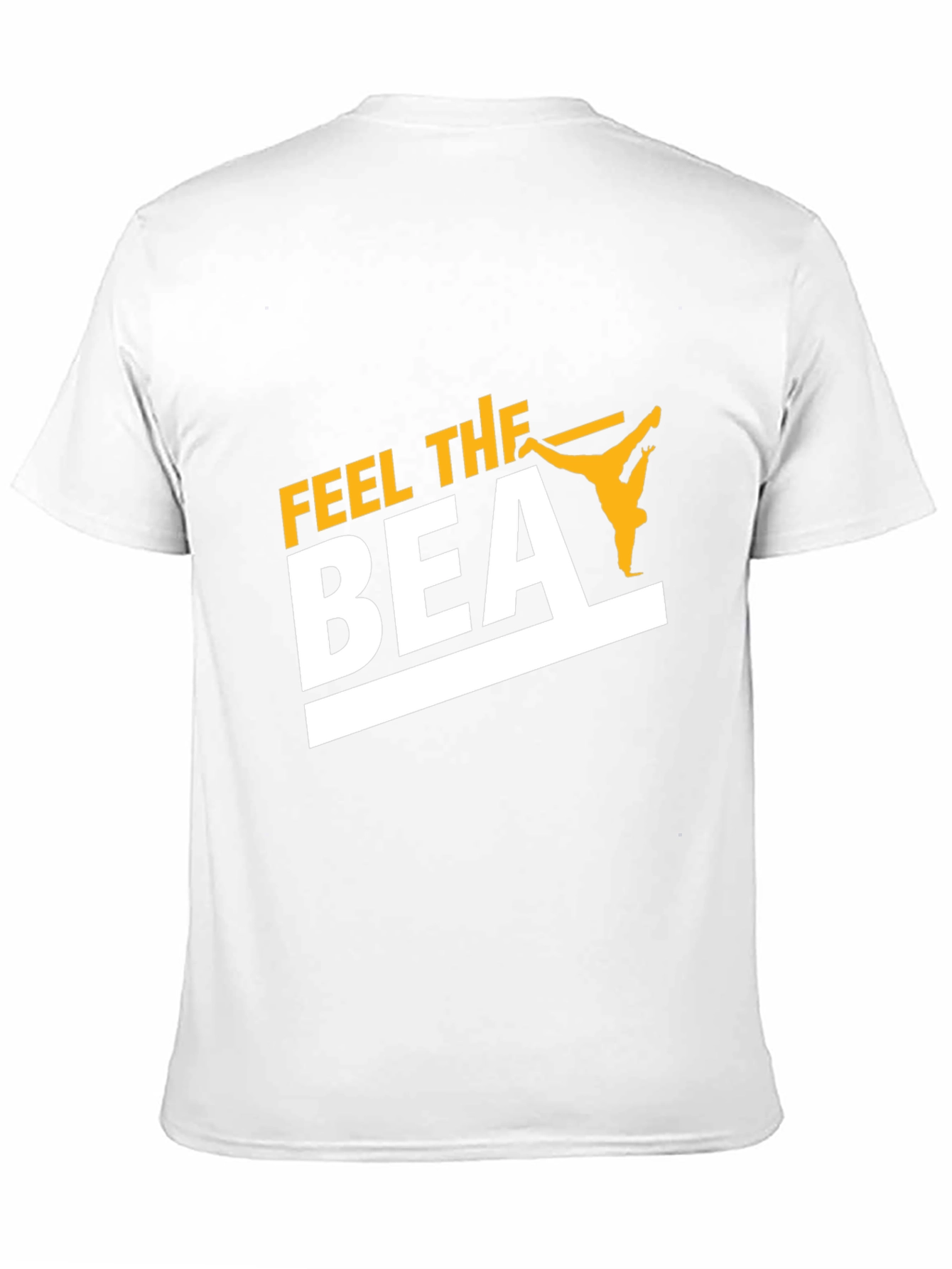 Feel the Beat Black T-Shirt - Street Dance Design