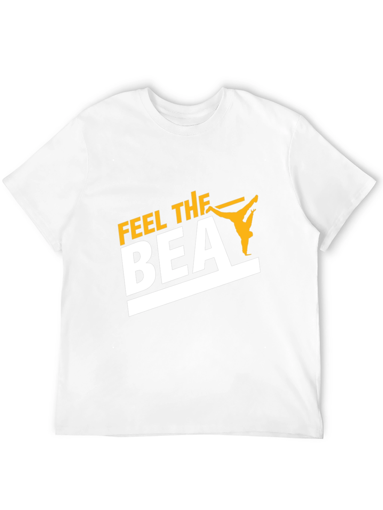 Feel the Beat Black T-Shirt - Street Dance Design