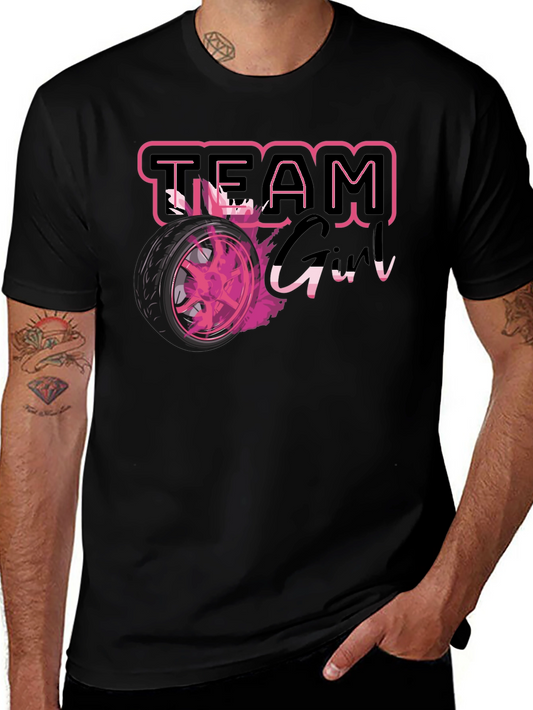 Team Girl Race Car T-Shirt