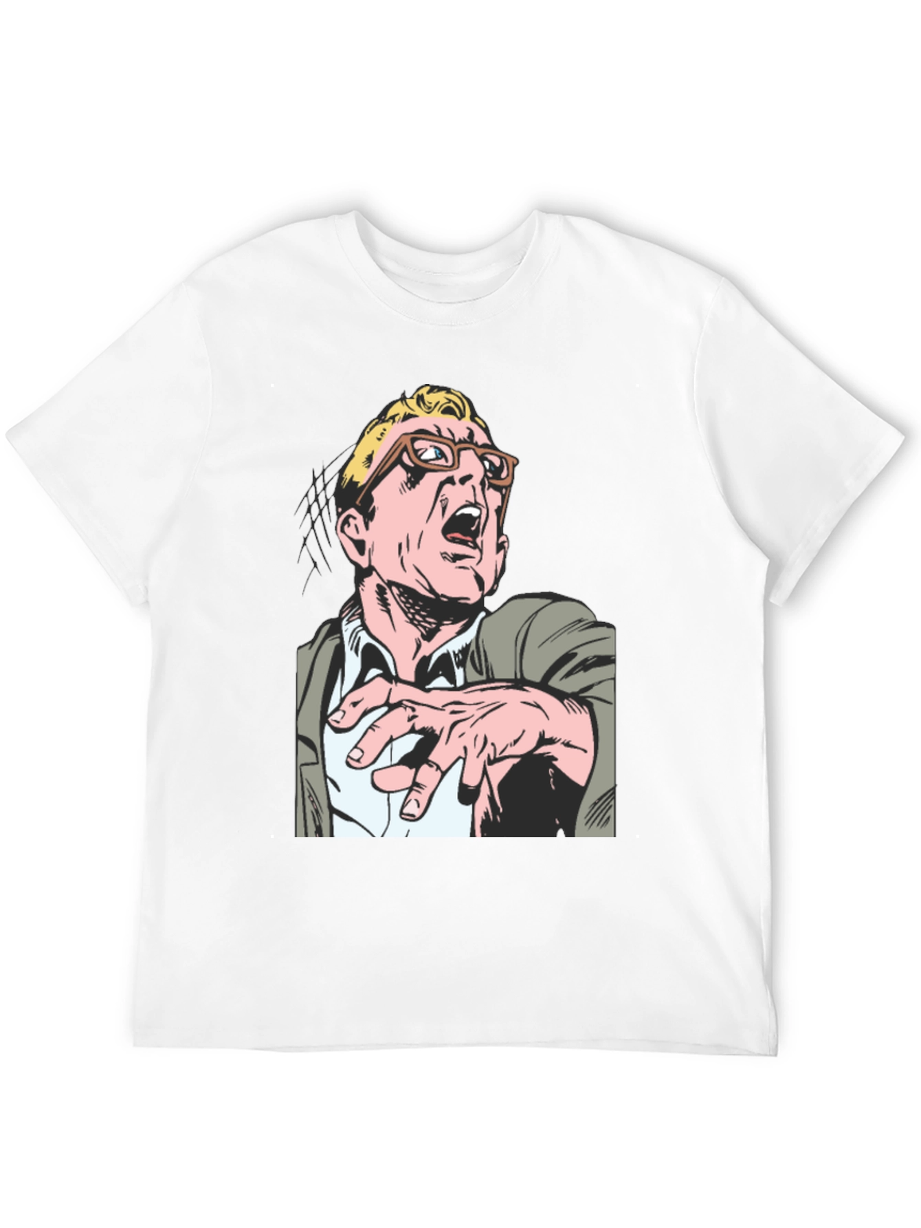 Comic Book Character Tee - Black T-Shirt