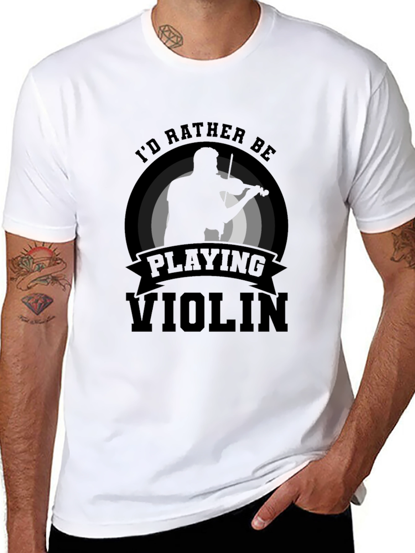 Id Rather Be Playing Violin T-Shirt