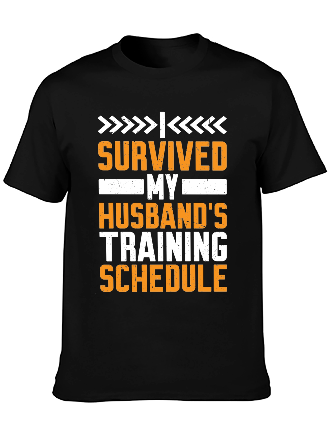 Humorous Survived Husbands Training Schedule T-Shirt
