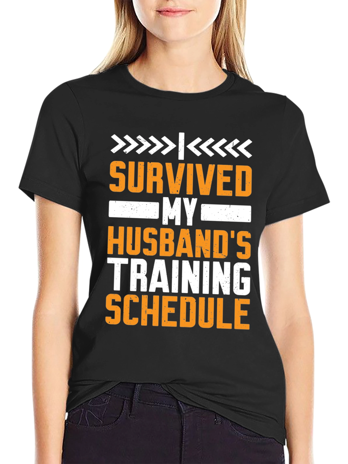 Humorous Survived Husbands Training Schedule T-Shirt