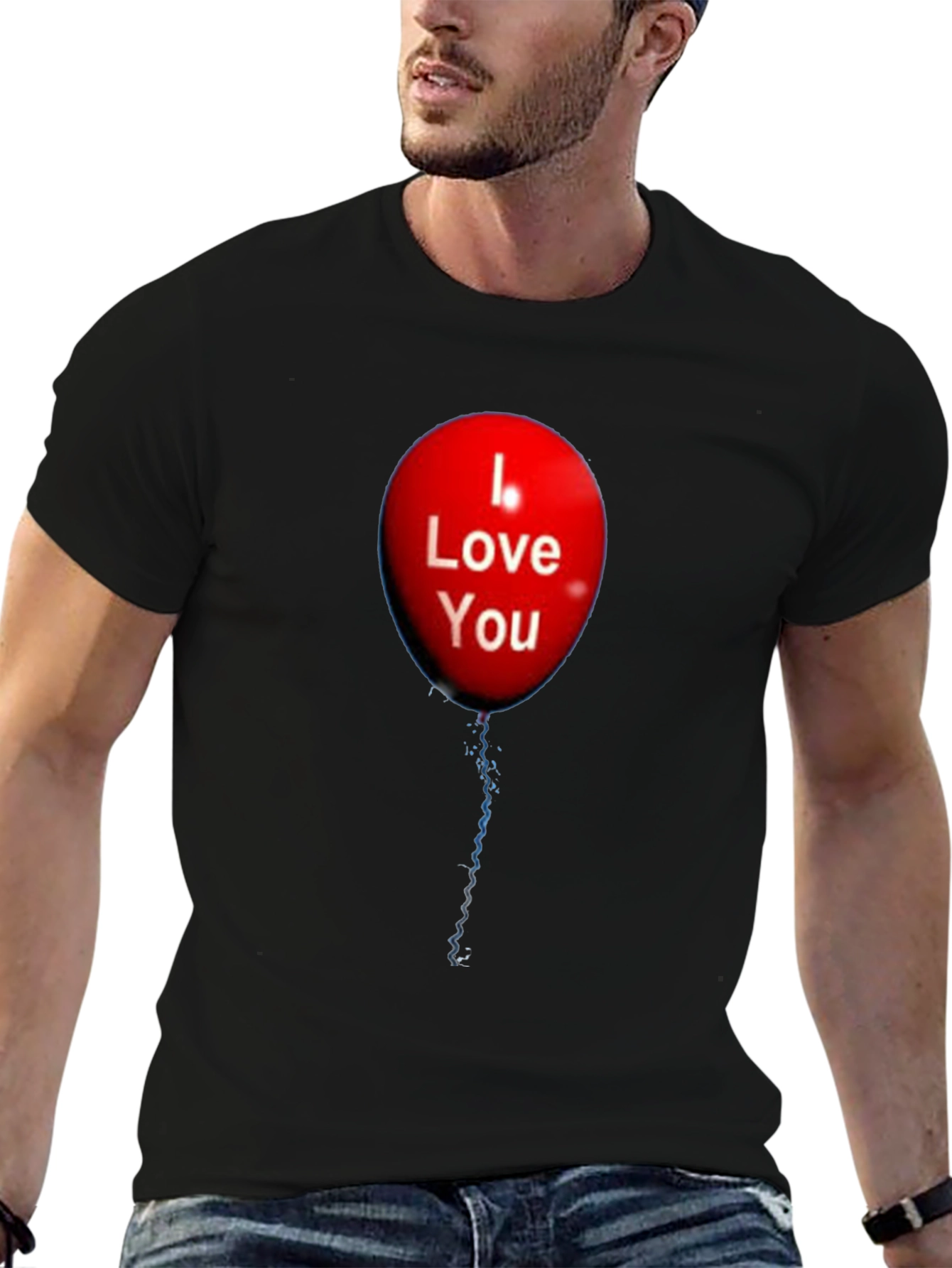 I Love You Balloon Graphic T-Shirt