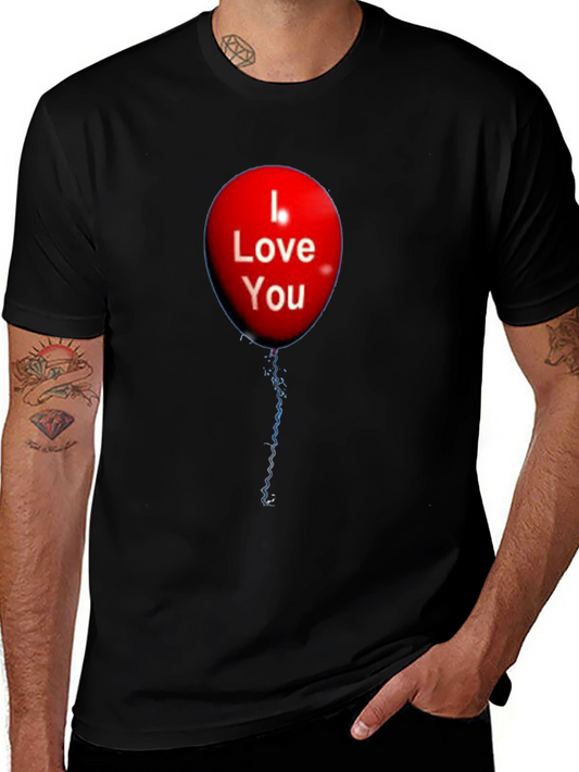 I Love You Balloon Graphic T-Shirt
