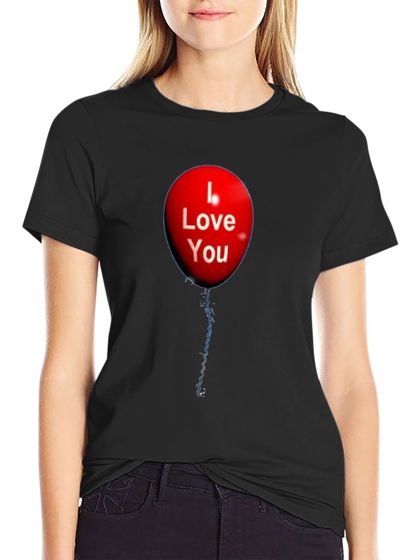 I Love You Balloon Graphic T-Shirt