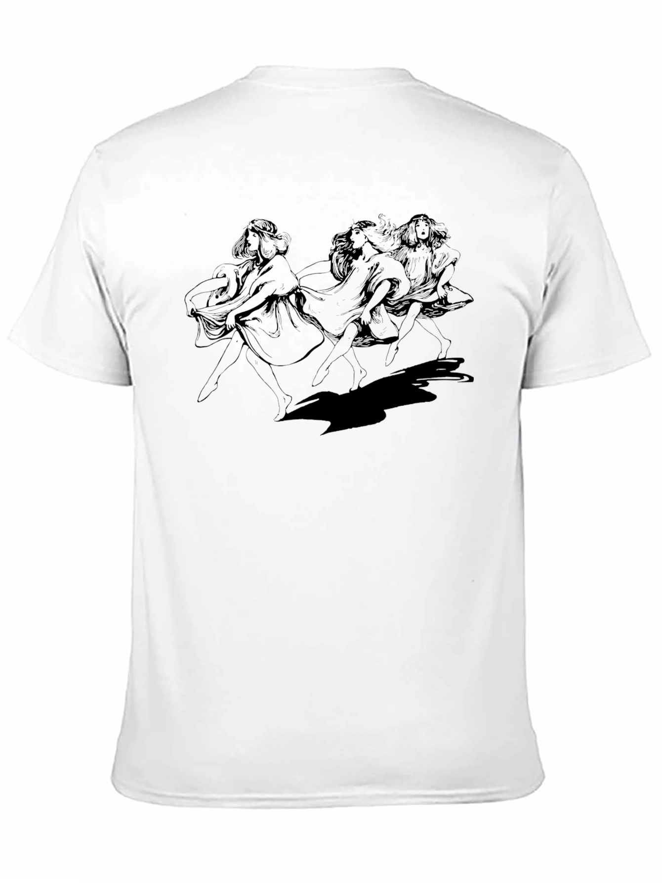 Dancing Women Graphic Tee - Classic Style